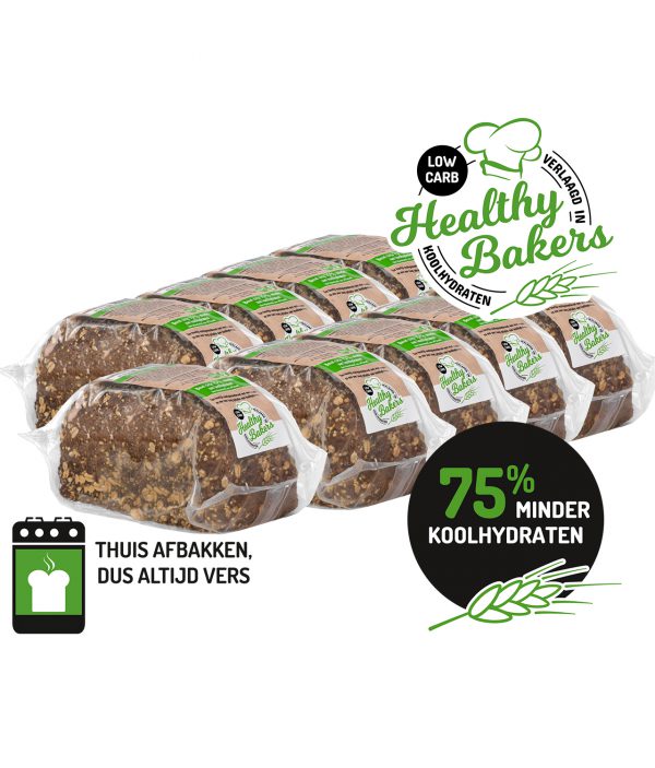 Low Carb broden 9x1st van healthybakers.nl